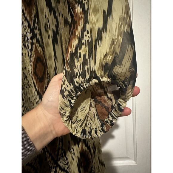 Rancho Estancia NWT Dress Off The Shoulder Lined Western Boho Size Medium - Picture 4 of 12